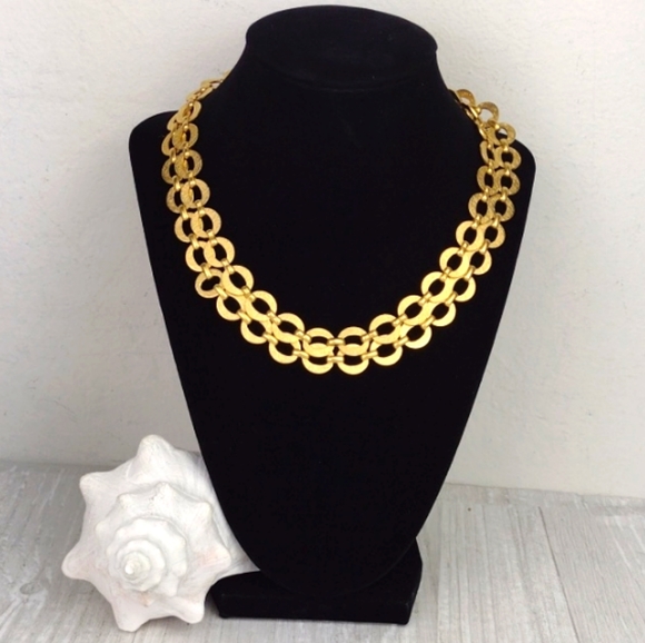 Cleopatra Pirate Treasure Vibe It's-That-Gorgeous 2 Layer Choker Necklace - Picture 11 of 11